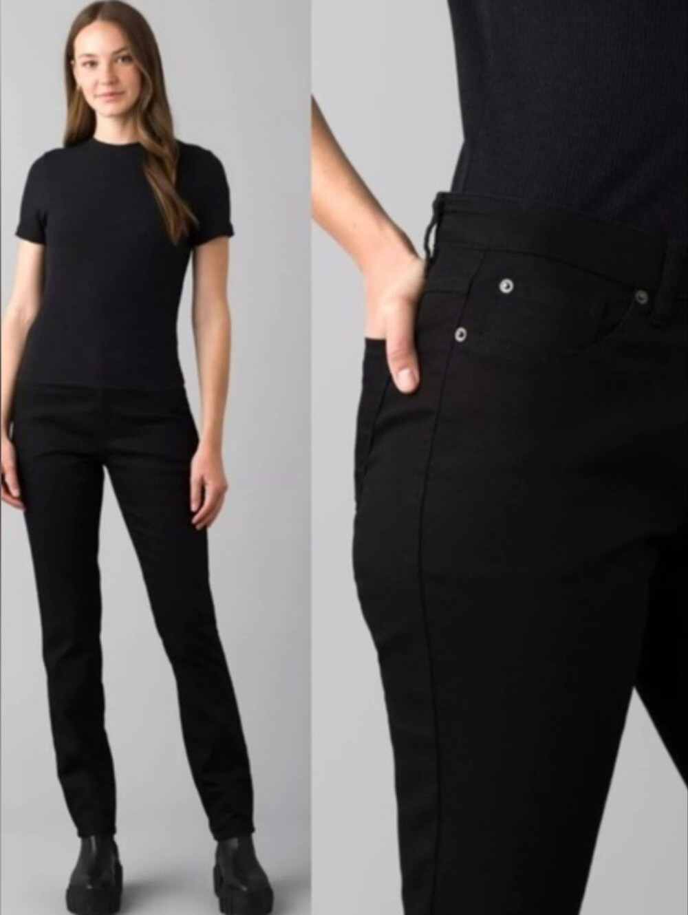 🆕️Kayla High Rise Jean in Black Out⛓️🪞